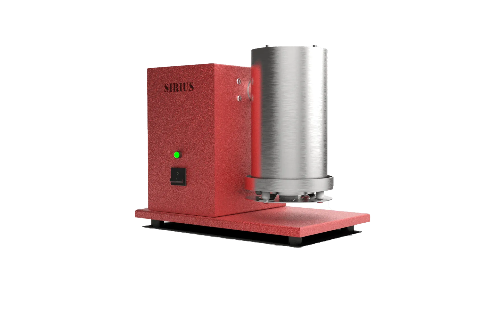 Microincinerador Sirius, vista lateral en tres cuartos