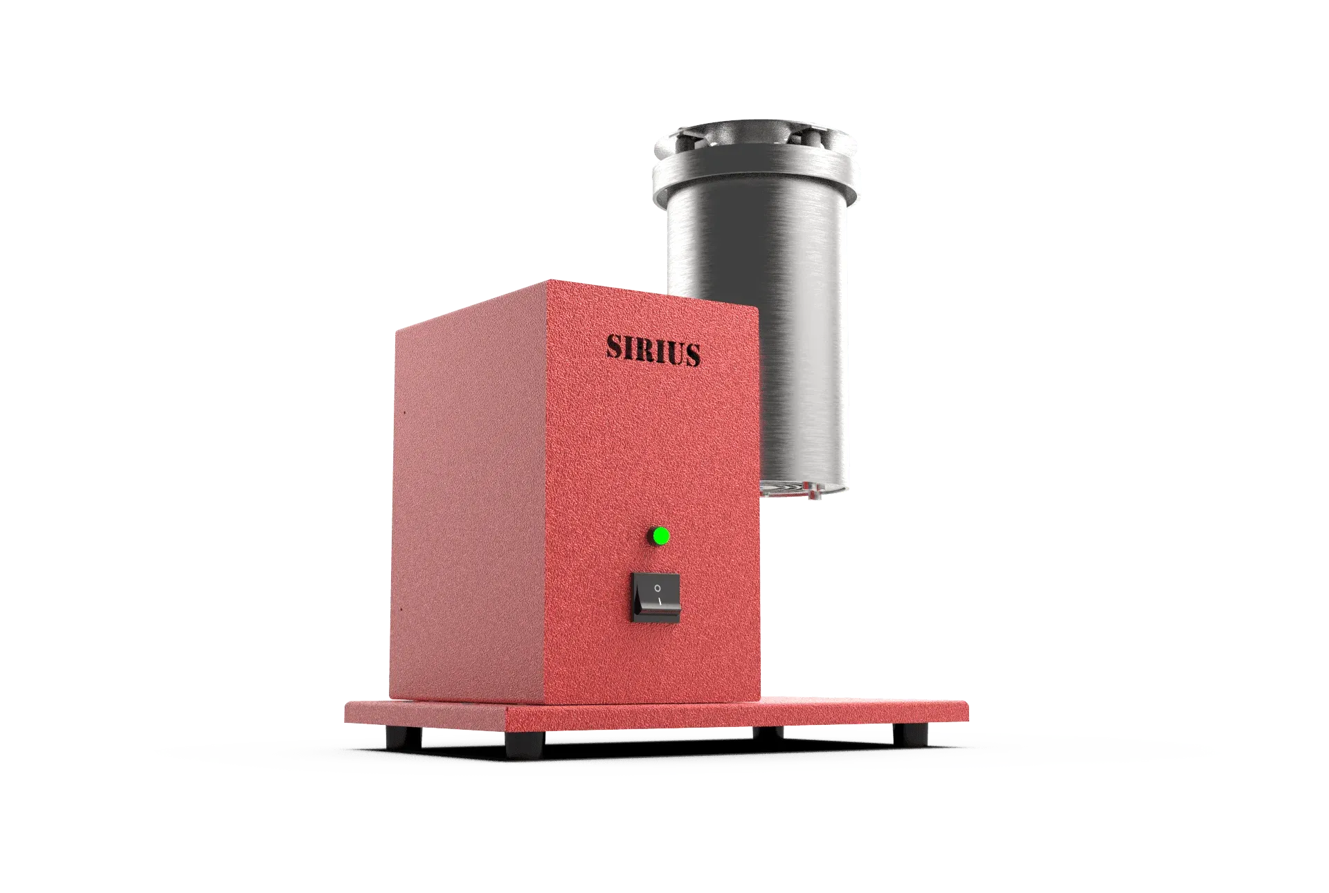 Sirius Infrarot-Ösensterilisator als Nahaufnahme von vorn